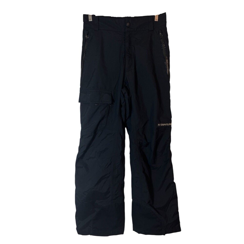 Columbia Titanium Men's Black Cargo Ski / Snowboard Pants - Size Small